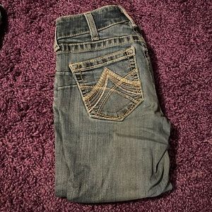 Ariat REAL denim boot cut jean 28XL